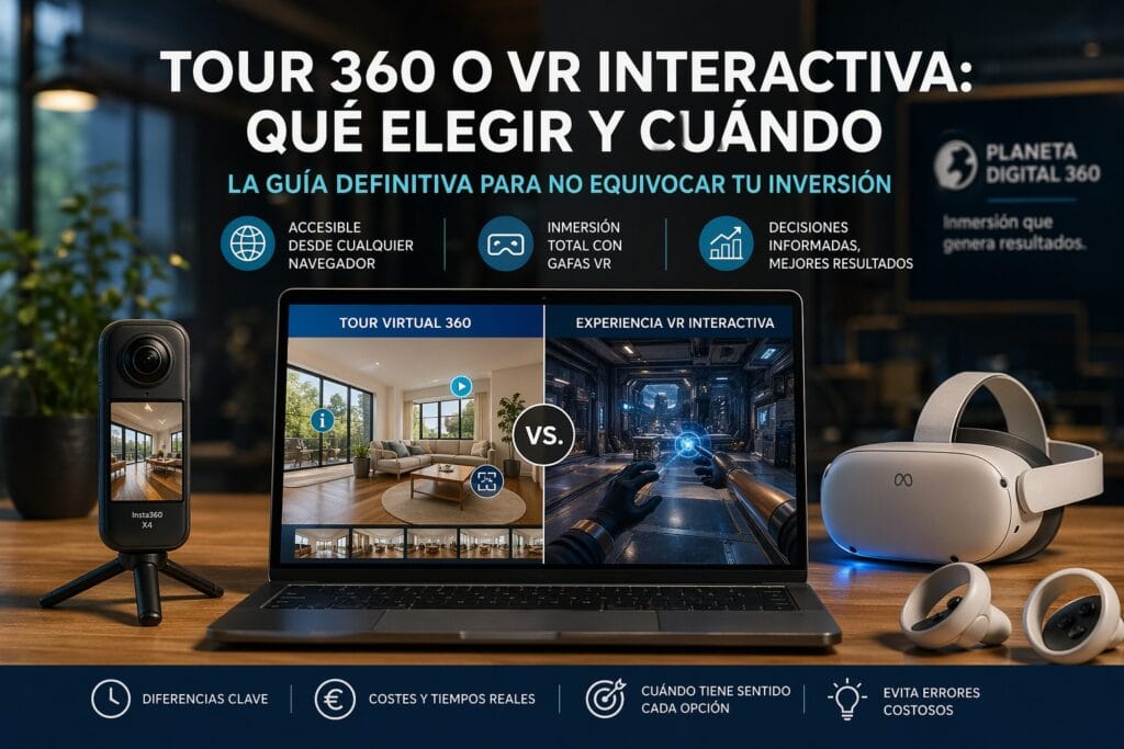 tour vistual vs realidad virtual